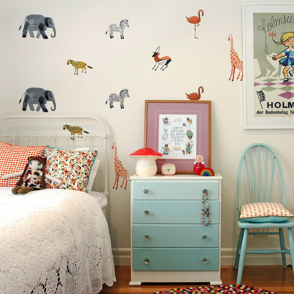 Safari Friends Wall Stickers