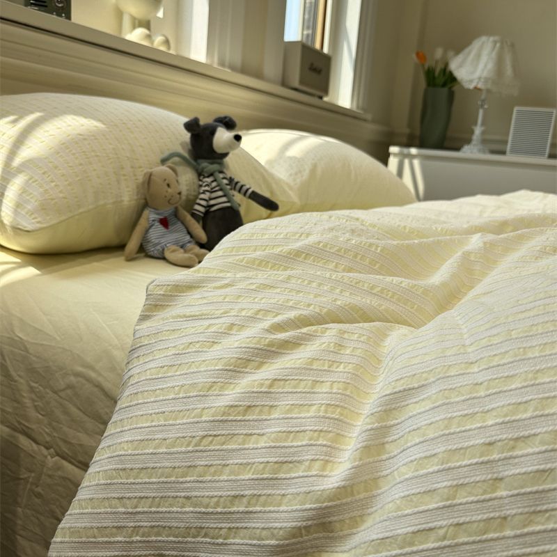 The Hanok Stripe Bedding Set