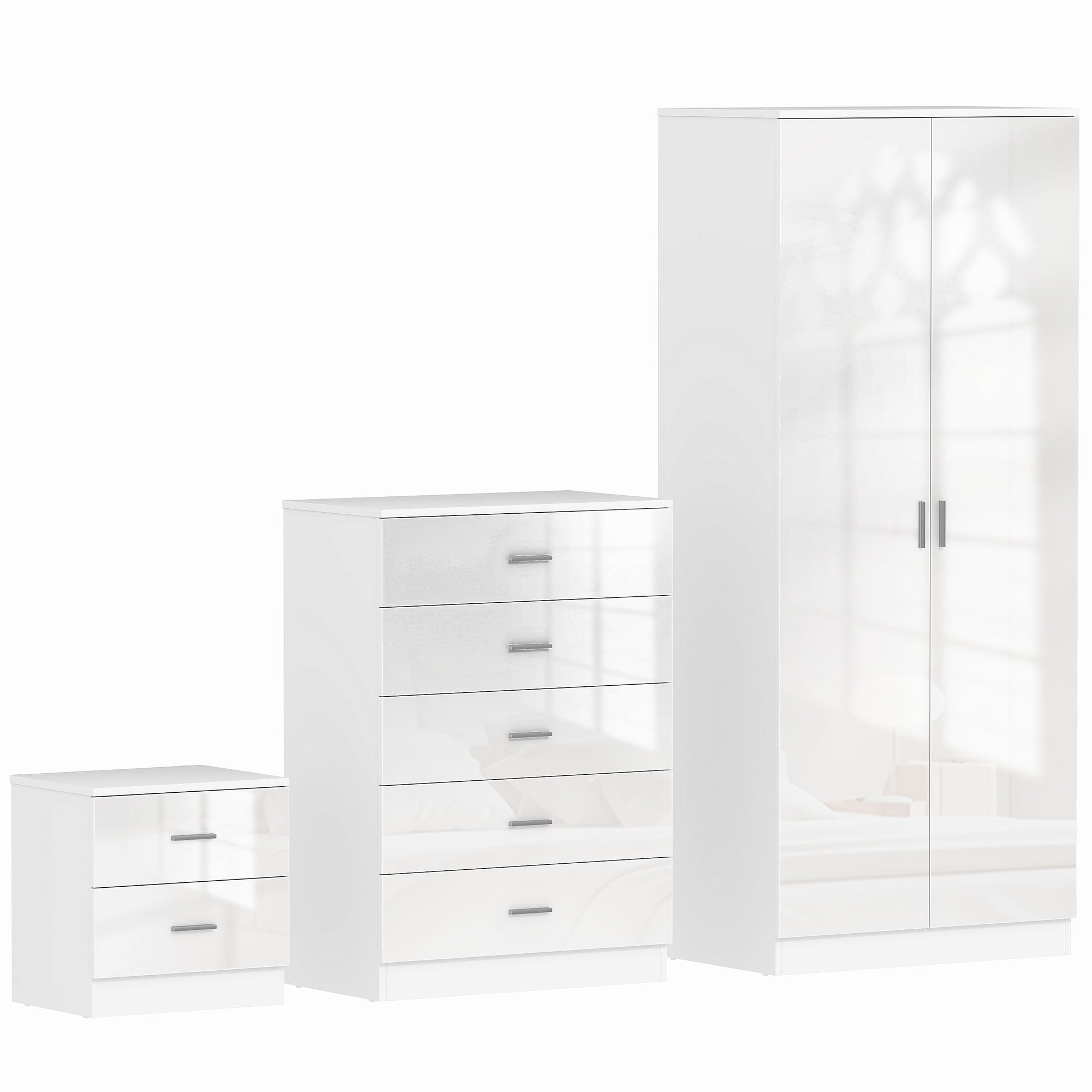 Alarè Gloss Bedroom Furniture Set