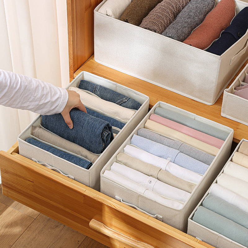 The Linen Grid Storage Box