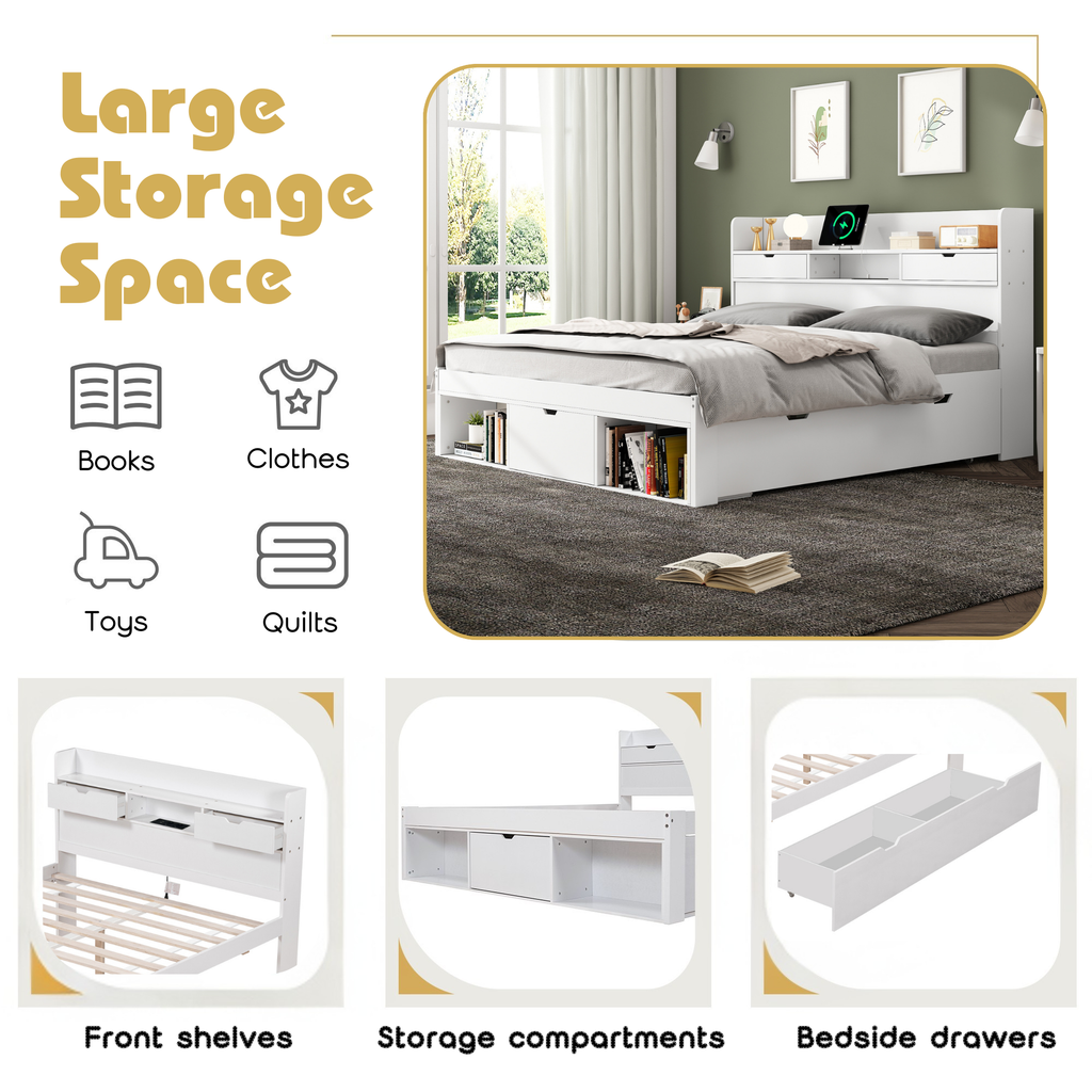 The Atlas Smart Storage Bed – Double