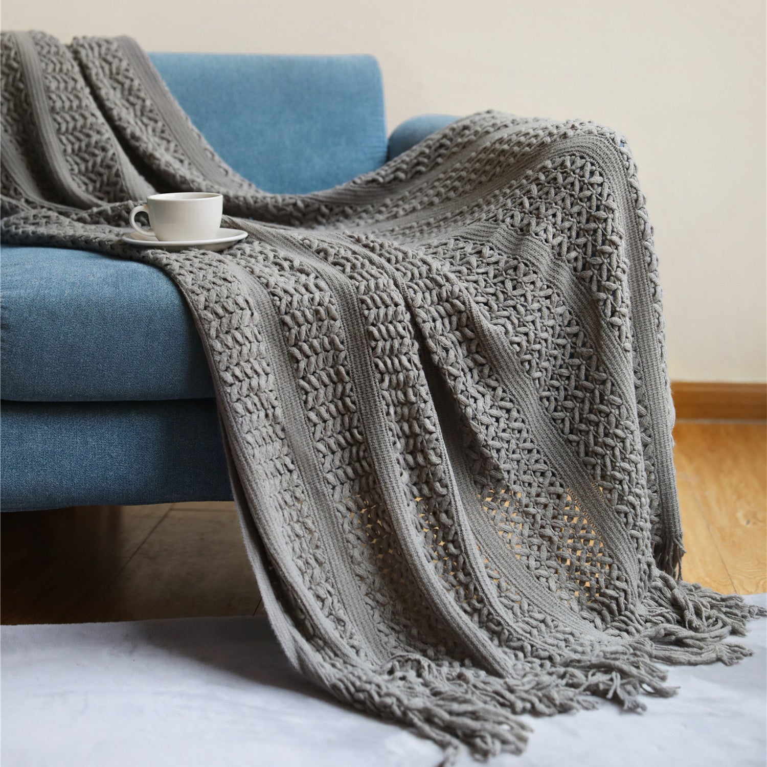 The Solenne Knit Throw