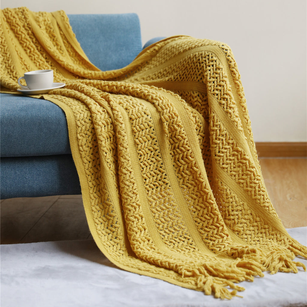 The Solenne Knit Throw