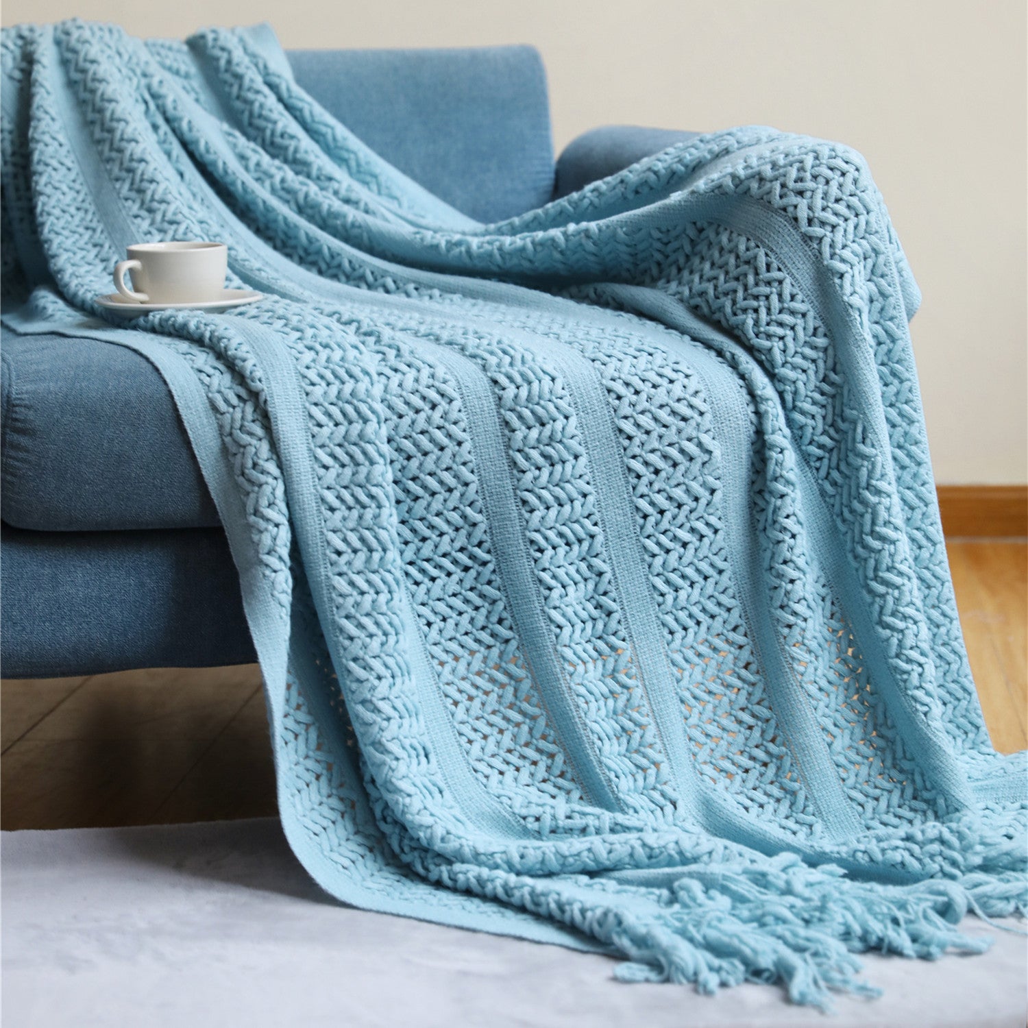 The Solenne Knit Throw