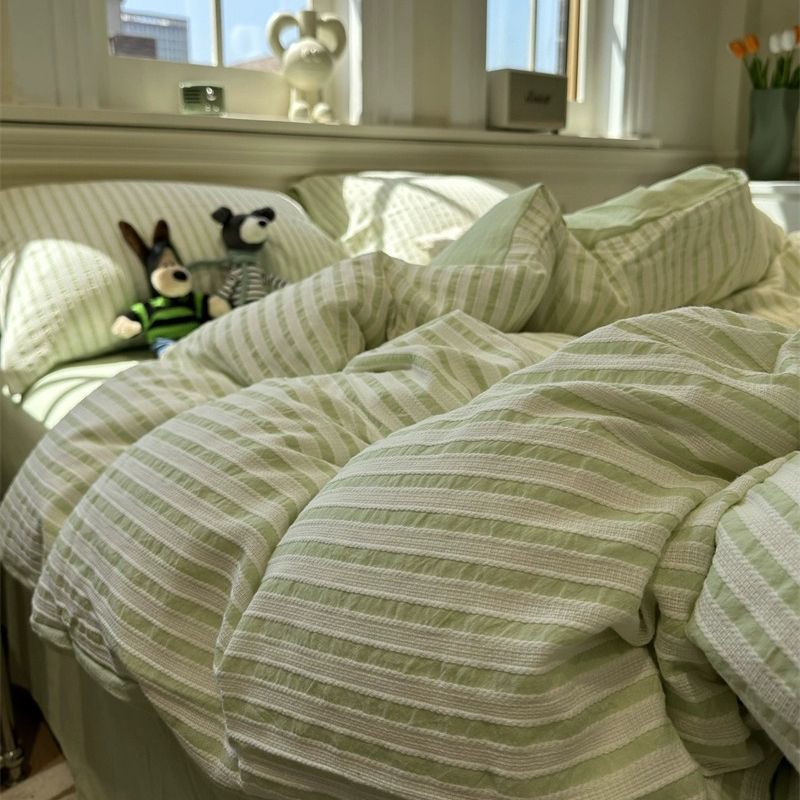The Hanok Stripe Bedding Set