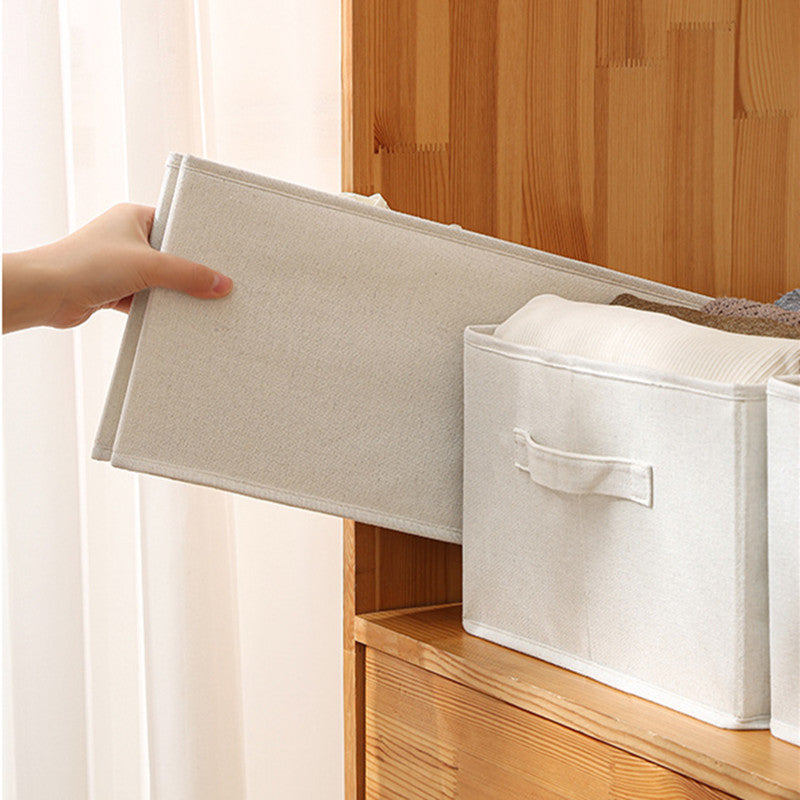 The Linen Grid Storage Box