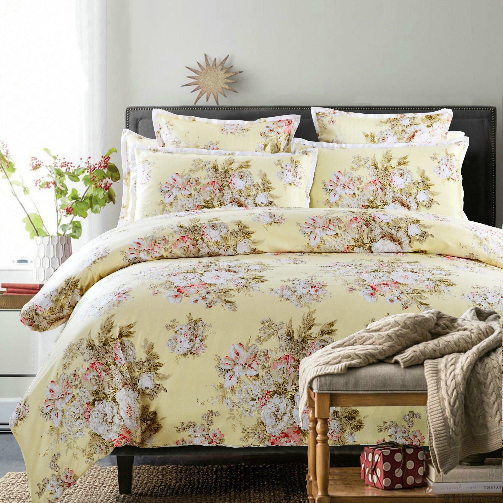 Botanical Heirloom Cotton Quilt Cover Set
