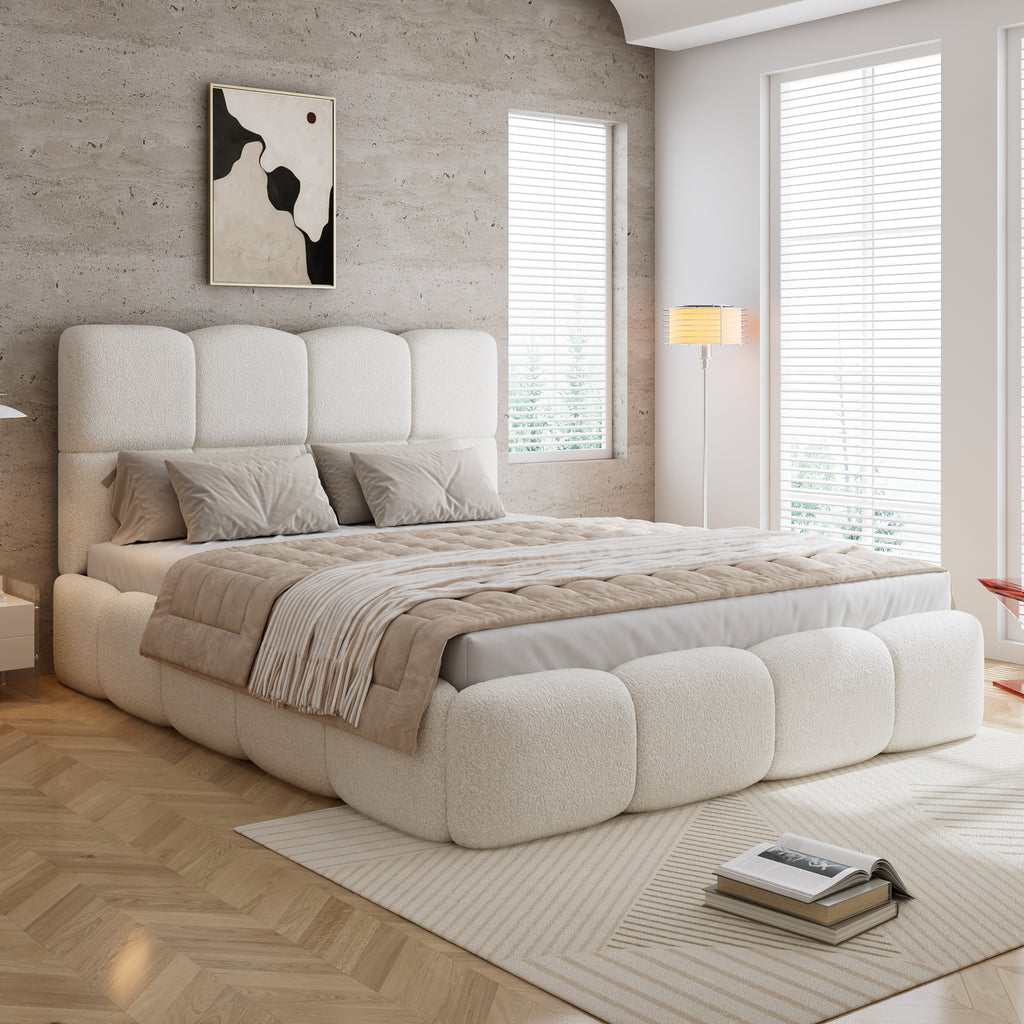 The Elara Velvet Storage Bed – Double