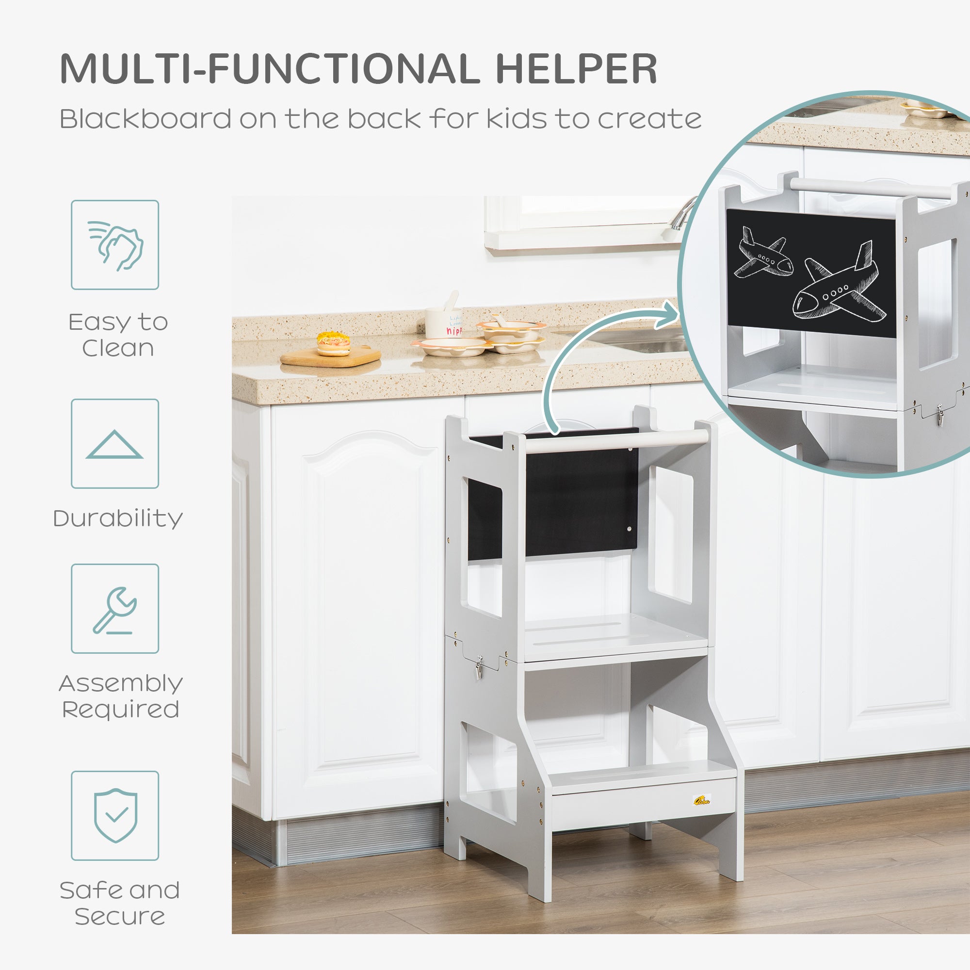 The Elio Grow-With-Me Learning Tower & Activity Set