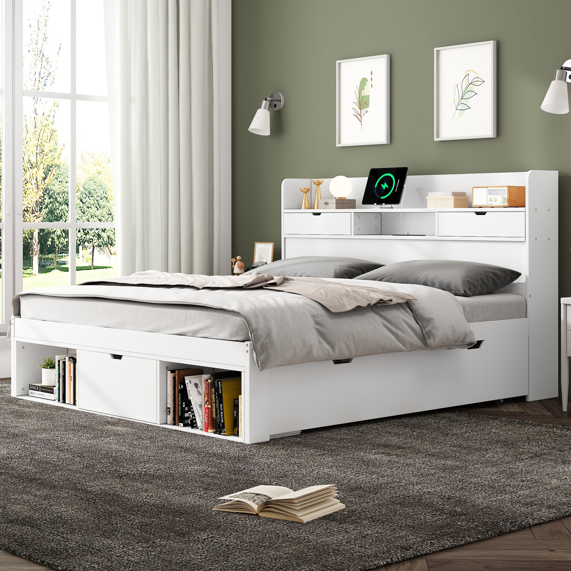The Atlas Smart Storage Bed – Double