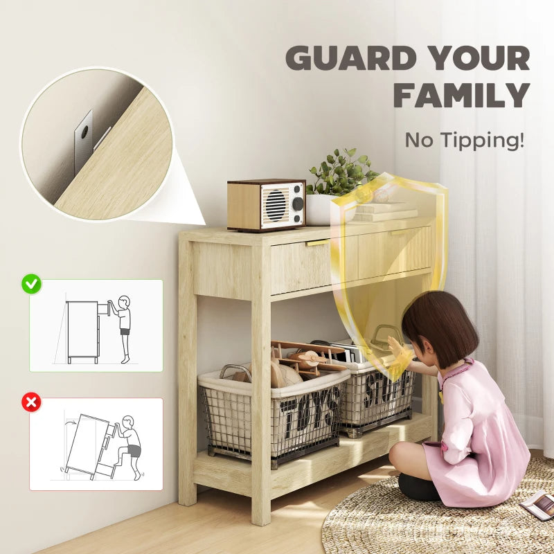 The Aurelle Fluted Console Table