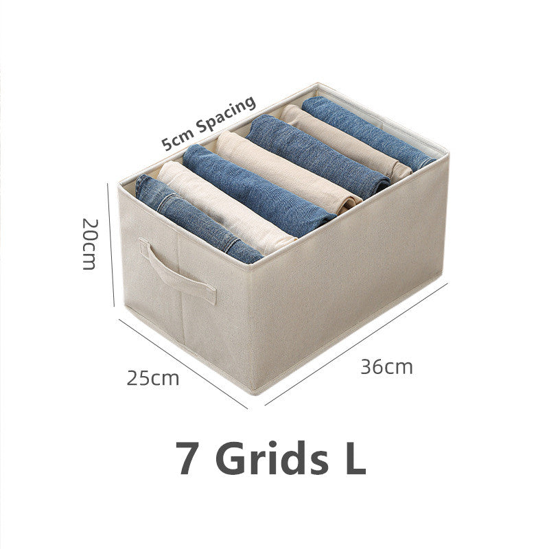 The Linen Grid Storage Box