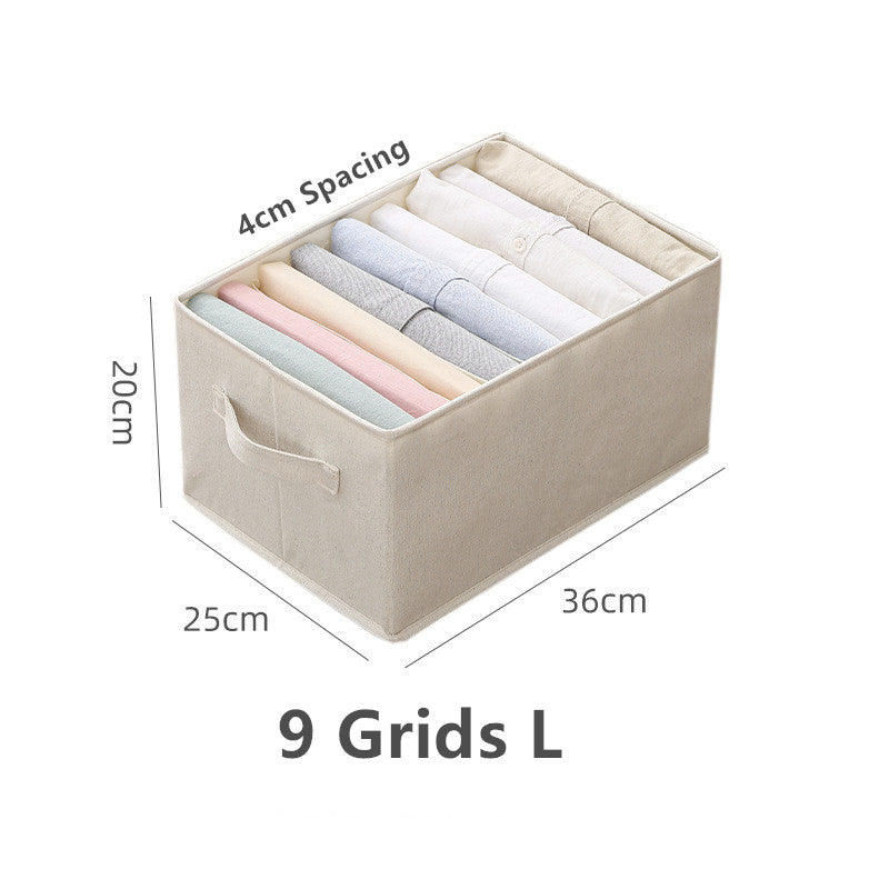 The Linen Grid Storage Box
